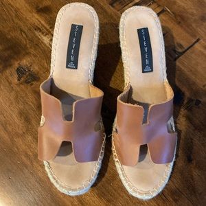 Beige wedges size 9.5